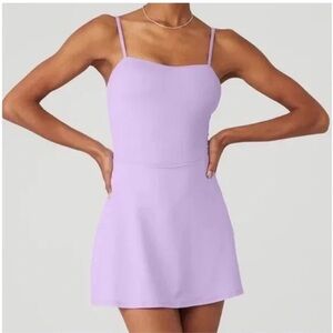 Alosoft Courtside Tennis Dress in Lavender
